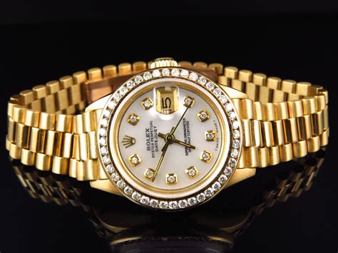 ladies rolex datejust president|pre owned presidential Rolex.